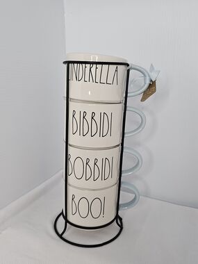 NWT Rae Dunn Cinderella Stacking Cups